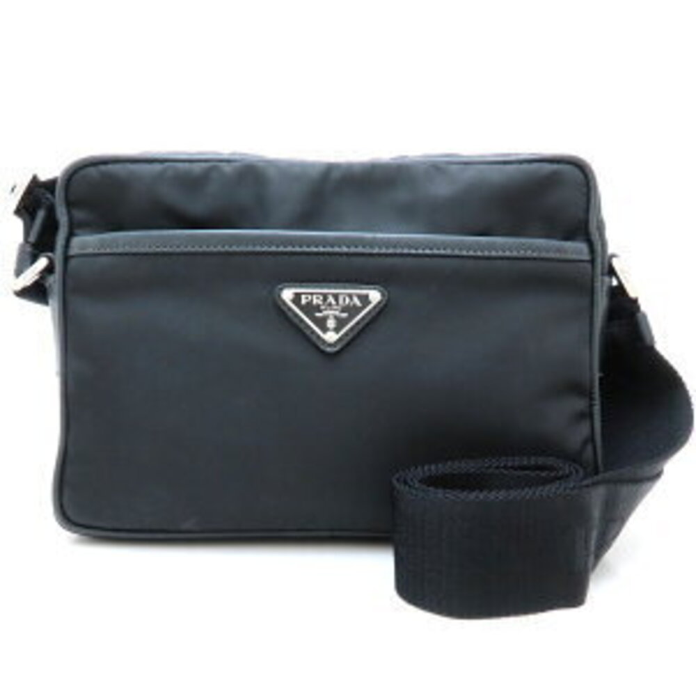 PRADA Shoulder Bag Saffiano Leather Nero Black - Picture 9 of 9